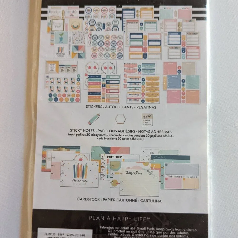 NWT Teacher Back to School 327pcs Happy Planner Sticker Multi Pack Stickers NEW